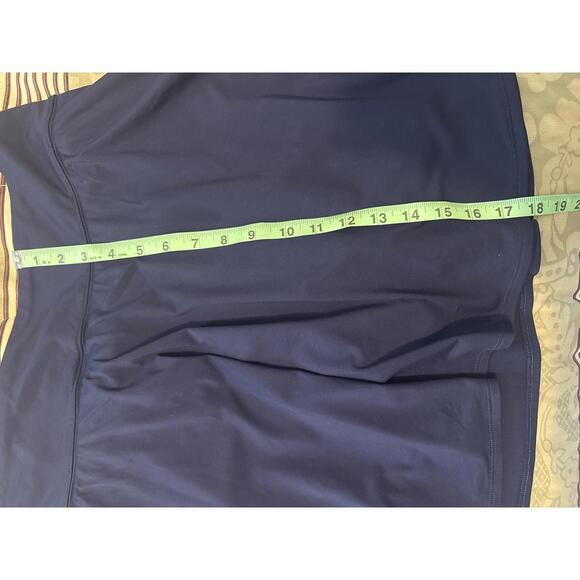 Lands' End Navy Blue Layered Swim Skirt Size 16W-18W - Picture 6 of 7